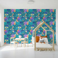 Tapete „Tropical Jungle Bloom“