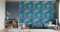 Tapete „Tropical Jungle Bloom“