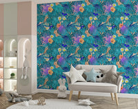 Tapete „Tropical Jungle Bloom“
