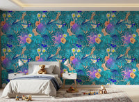 Tapete „Tropical Jungle Bloom“