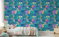 Tapete „Tropical Jungle Bloom“