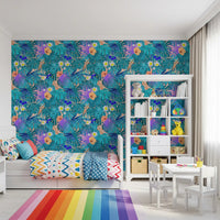 Tapete „Tropical Jungle Bloom“