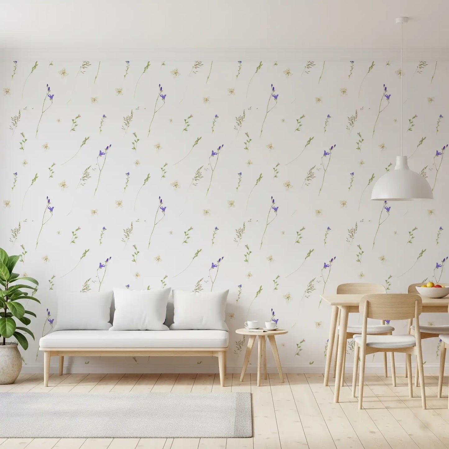 Botanical Pressed Grasses Wallpaper⁠
