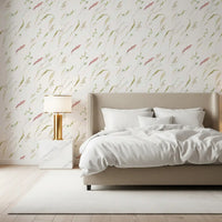 Rustic Meadow Sprigs -tapetti