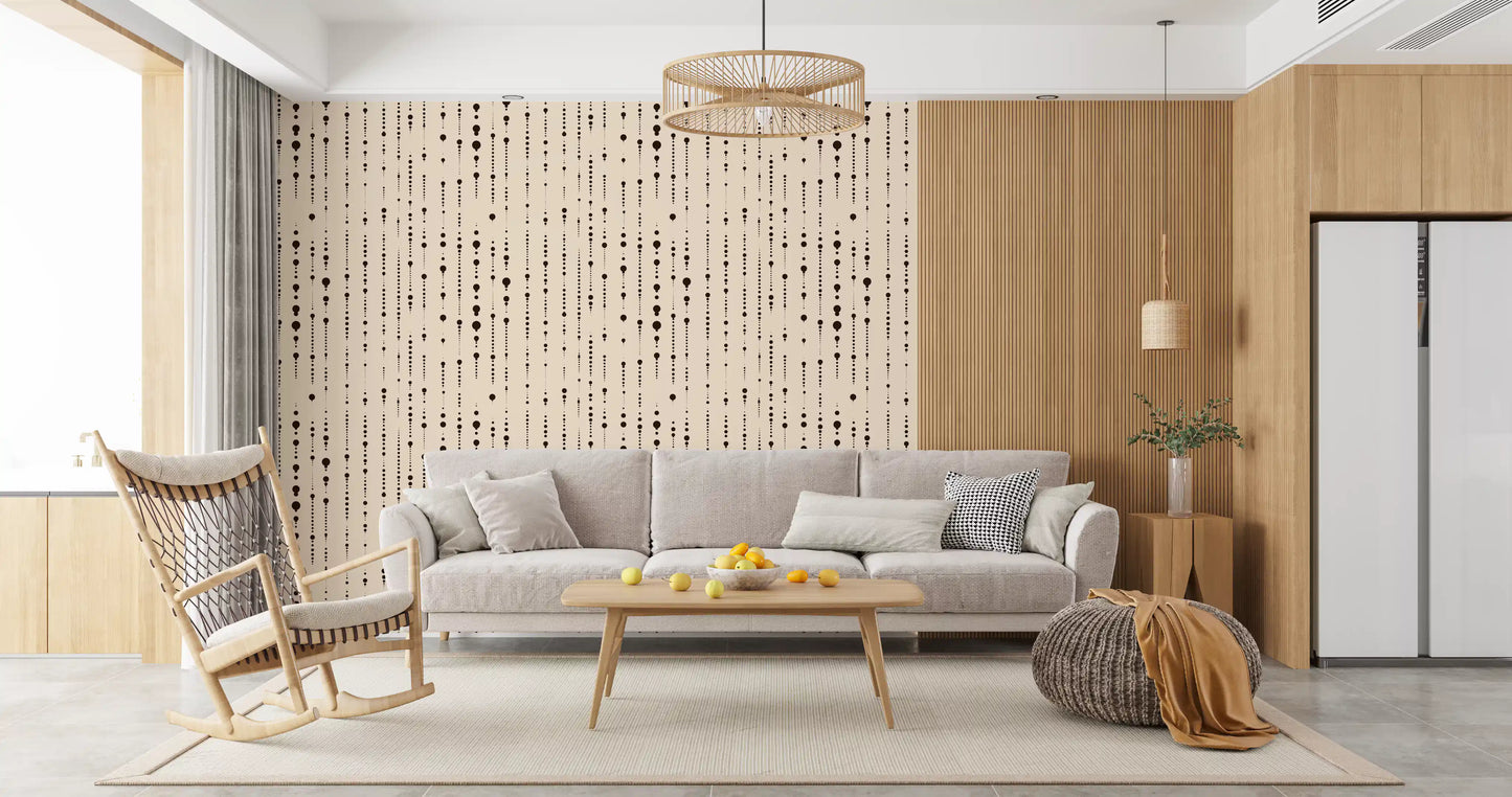 Papel tapiz de puntos descendentes