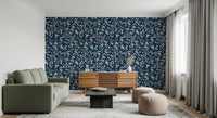 Tapeta z sylwetkami nocnej flory „Midnight Flora”