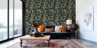 Midnight Botanical Orchard Wallpaper⁠