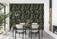 Midnight Botanical Orchard Wallpaper⁠