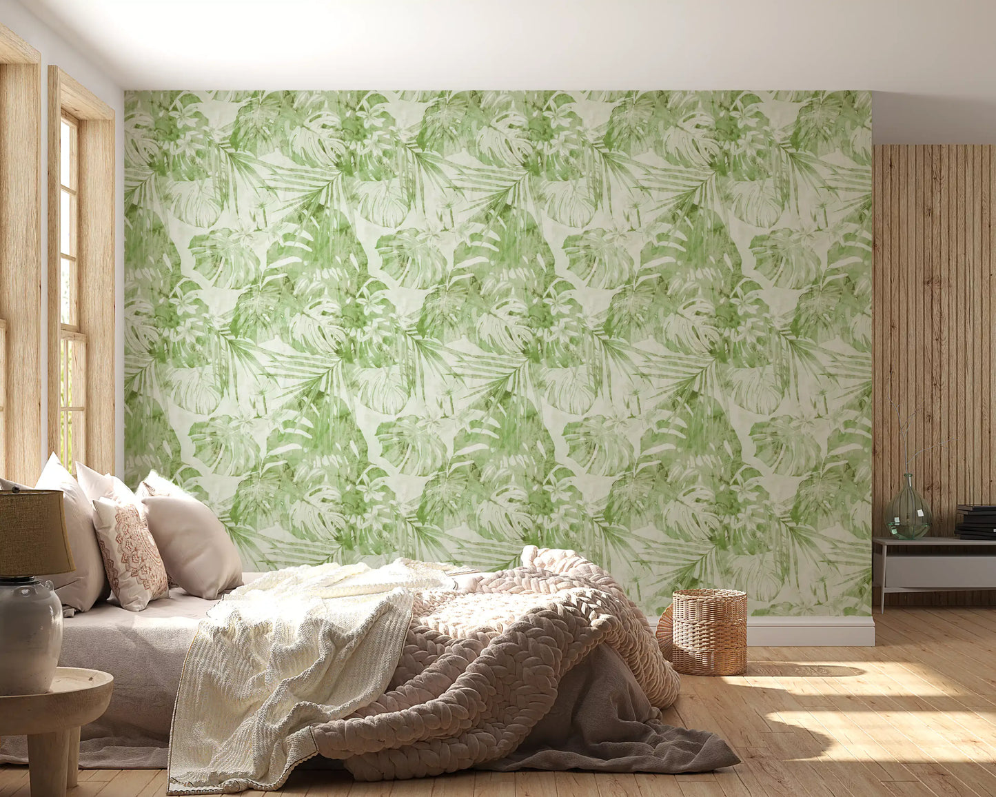 Verdant Botanical Tropics Wallpaper⁠