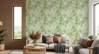 Verdant Botanical Tropics Wallpaper⁠