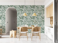 Sage Botanical Forest Print Wallpaper⁠