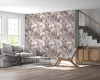 Vintage Botanical Floral Art Wallpaper⁠