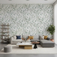 Verdant Foliage Botanical Sketch Wallpaper⁠