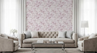 Papier peint « Pétales flottants rose poudré »