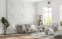 Ethereal Meadow Botanical Wallpaper⁠