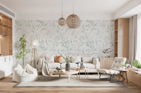 Ethereal Meadow Botanical Wallpaper⁠