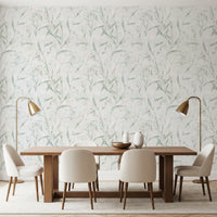 Ethereal Meadow Botanical Wallpaper⁠