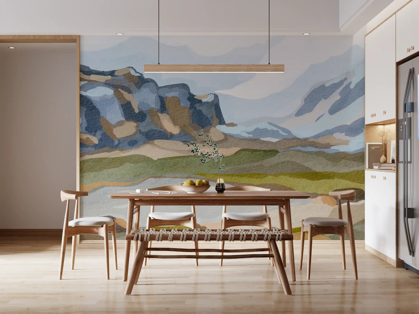 Beauté de la Norvège – Papier peint panoramique mural