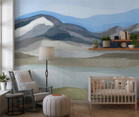 Wandbild „Norwegischer Fjord“