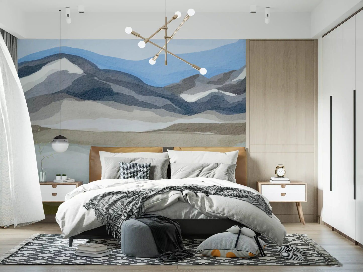 Wandbild „Norwegischer Fjord“