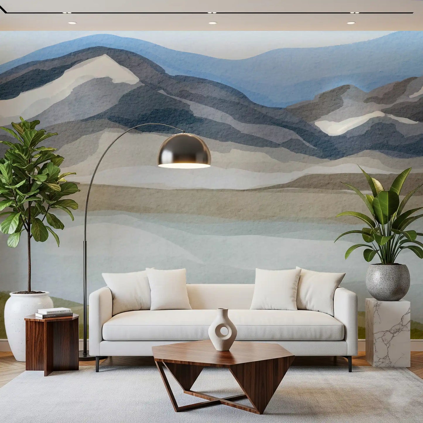 Wandbild „Norwegischer Fjord“