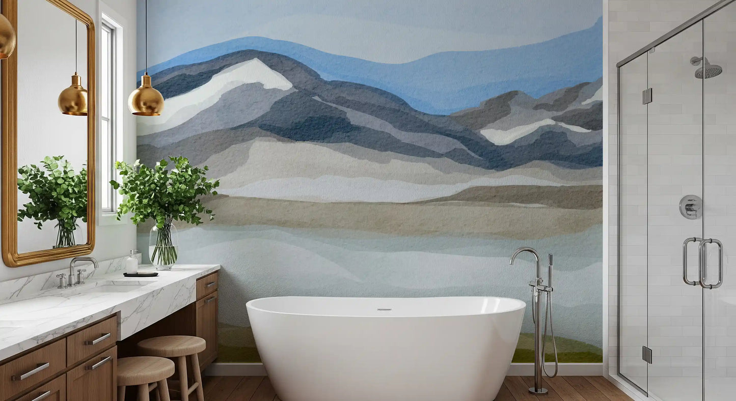 Wandbild „Norwegischer Fjord“