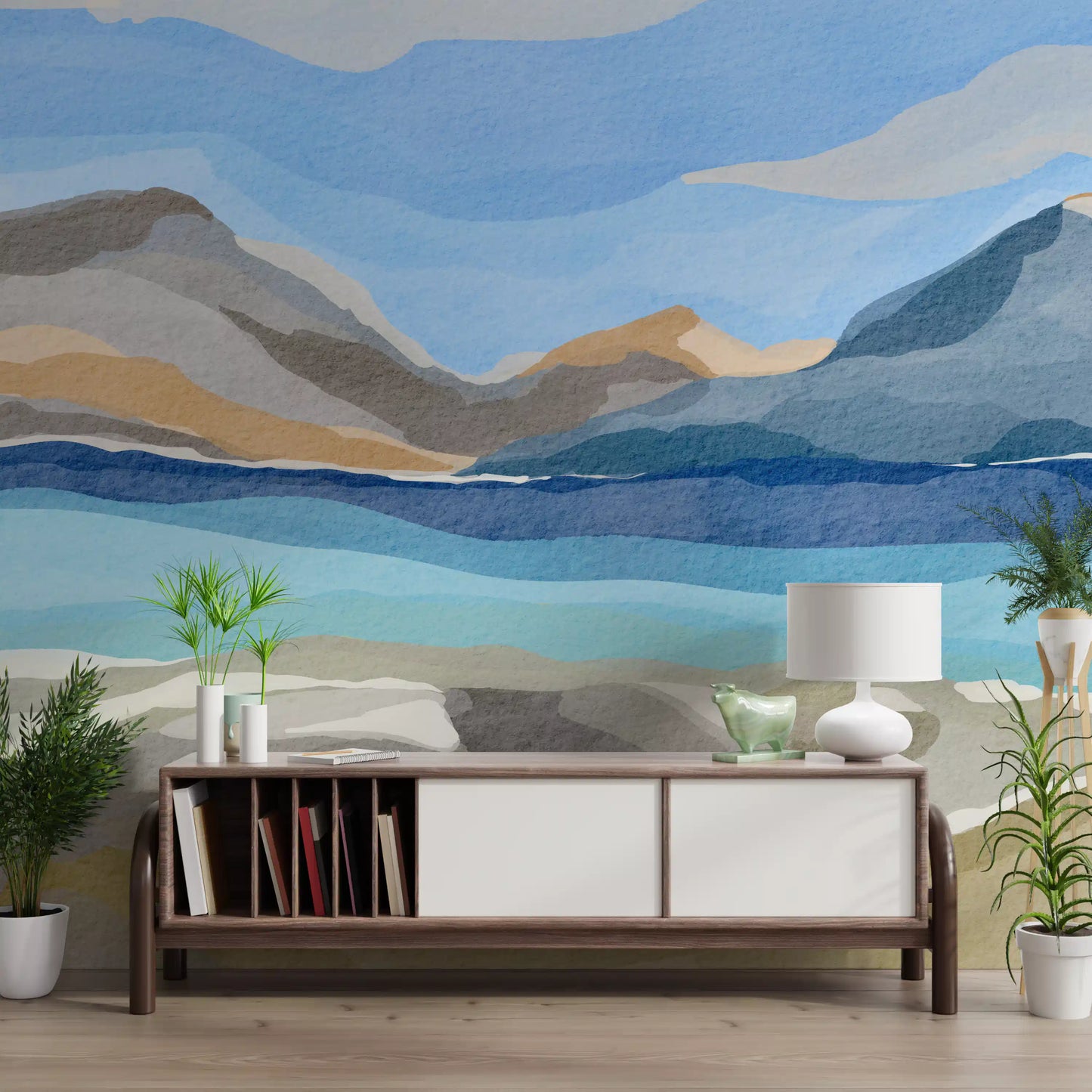 Mural de Parede Fiorde Escandinavo