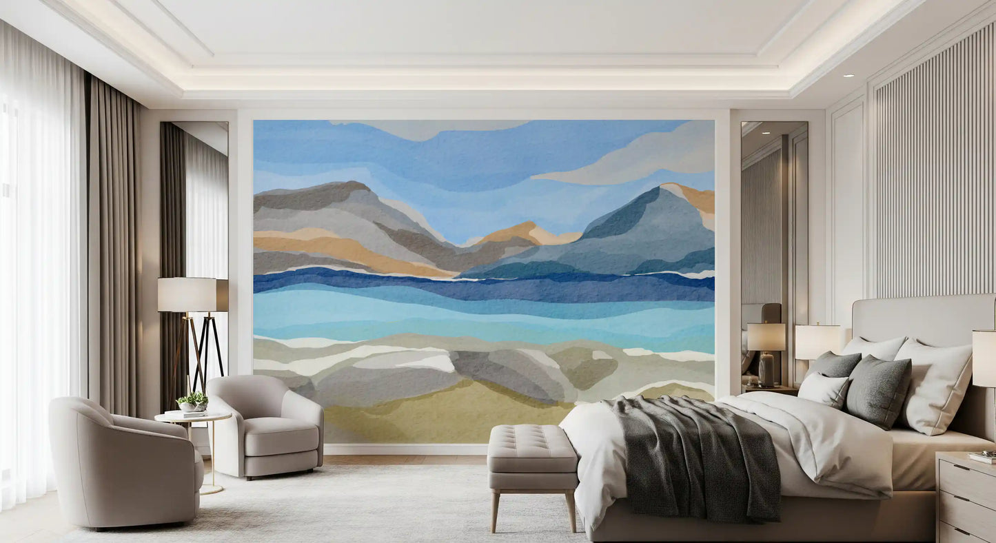 Mural de Parede Fiorde Escandinavo