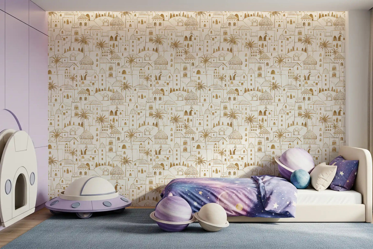 Desert Dreams-schetsbehang
