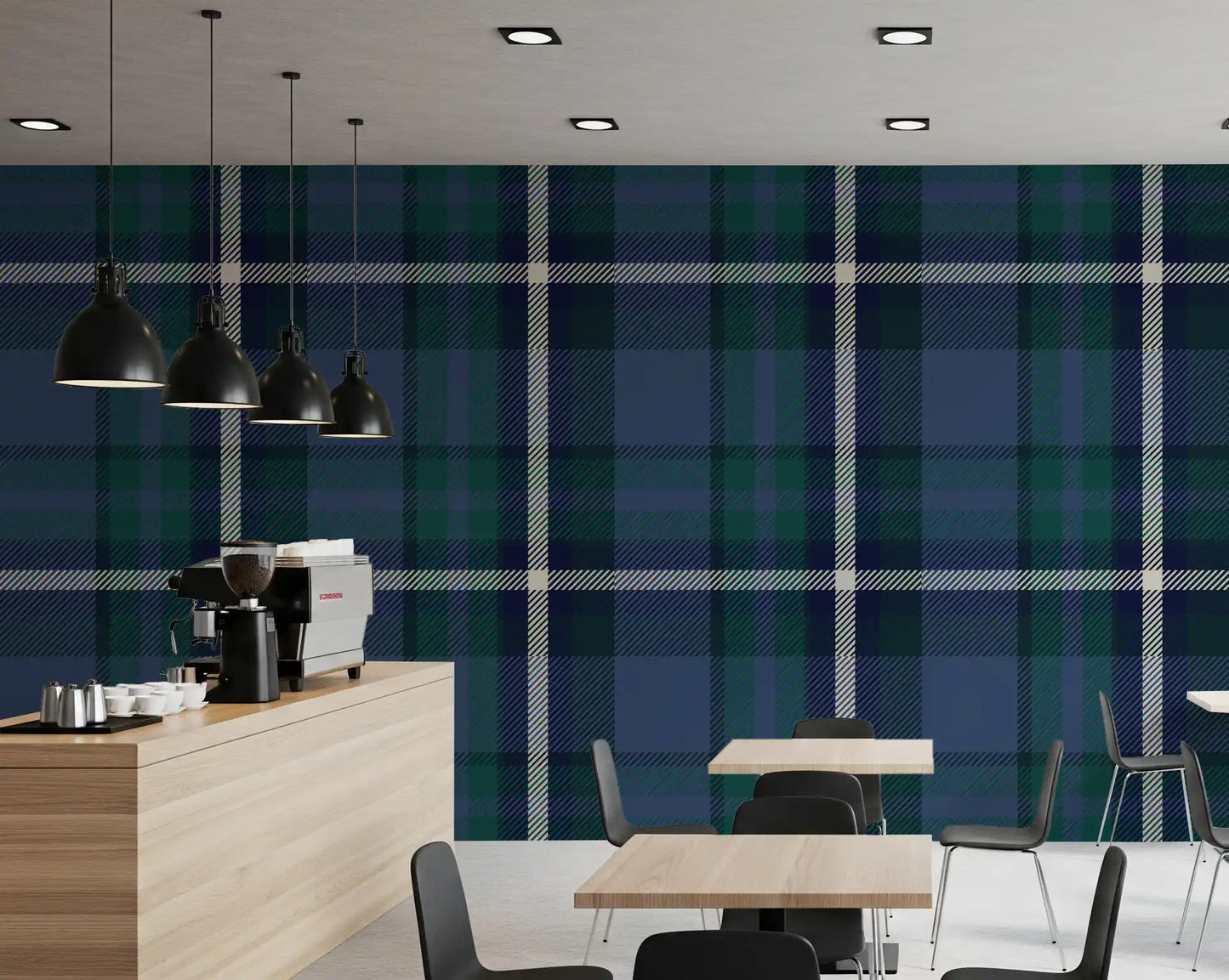 Papier peint à carreaux tartan Héritage