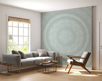 Minimalist Dot Radiance Wall Mural