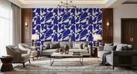 Abstract Cobalt Geometric Shapes Wallpaper⁠