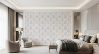 Tapet damasc gri minimalist, cu aspect periat
