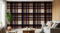 Klassische Tartan-Karo-Tapete