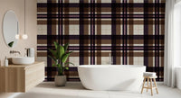 Klassische Tartan-Karo-Tapete