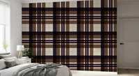 Klassische Tartan-Karo-Tapete
