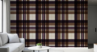 Klassische Tartan-Karo-Tapete
