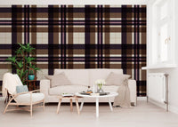 Klassische Tartan-Karo-Tapete