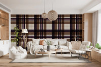 Klassische Tartan-Karo-Tapete