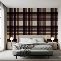 Klassische Tartan-Karo-Tapete