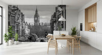 Murale da parete panoramico classico della capitale britannica