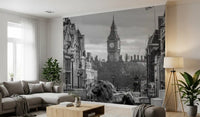 Murale da parete panoramico classico della capitale britannica