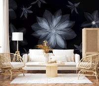 Ethereal Night Flora Wall Mural