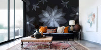 Ethereal Night Flora Wall Mural