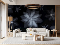 Ethereal Night Flora Wall Mural