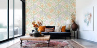 Whimsical Botanical Sketch Pattern Wallpaper⁠