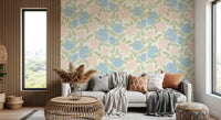 Soft Watercolor Hydrangea Bloom Wallpaper⁠