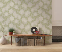 Ethereal Botanical White Bloom Wallpaper⁠