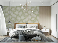 Ethereal Botanical White Bloom Wallpaper⁠