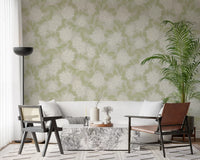Ethereal Botanical White Bloom Wallpaper⁠